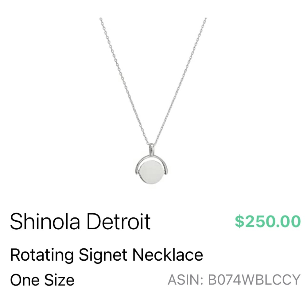Shinola rotating signet charm